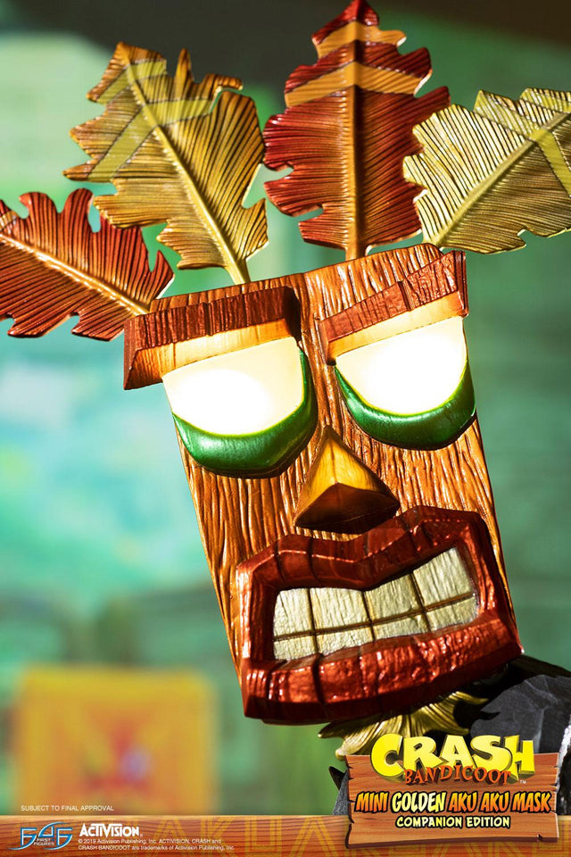 Crash Bandicoot™ - Mini Golden Aku Aku Mask Companion Edition  (miniakuakumask-golden-v-15.jpg)