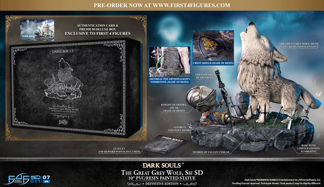 Dark Souls™ - The Great Grey Wolf Sif SD PVC Statue (Definitive Edition)  (sifsd-def-01.jpg)